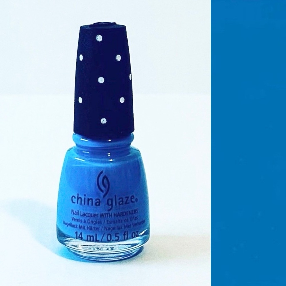 ⭐️5 For 25⭐️ China Glaze Dippin Dots Blue Raspberry Ice Nail Lacquer